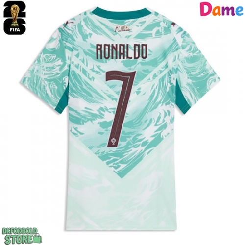 Portugal Cristiano Ronaldo #7 Replika Udebanetrøje Dame VM 2026 Kortærmet